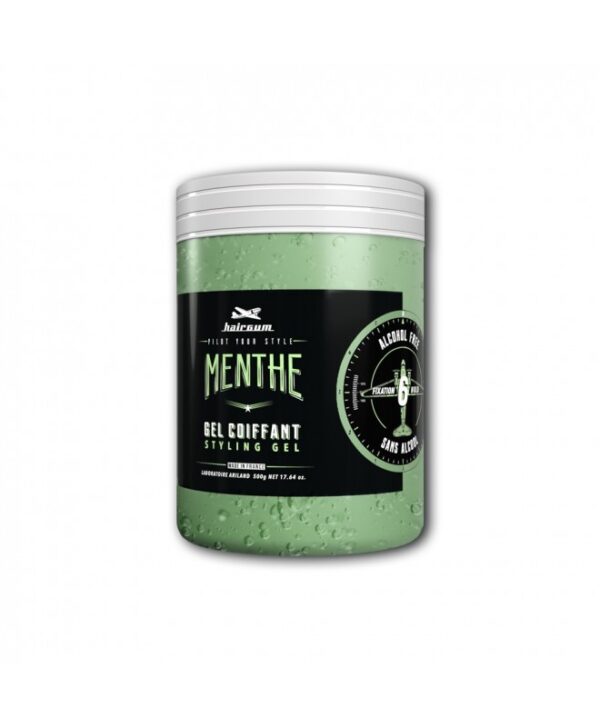 Hairgum Gel Fixant Menthe - Sans Alcool 500G